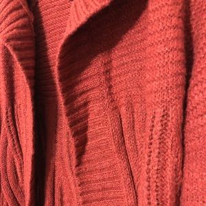 A New Day Car Coat Cardigan in Rust
